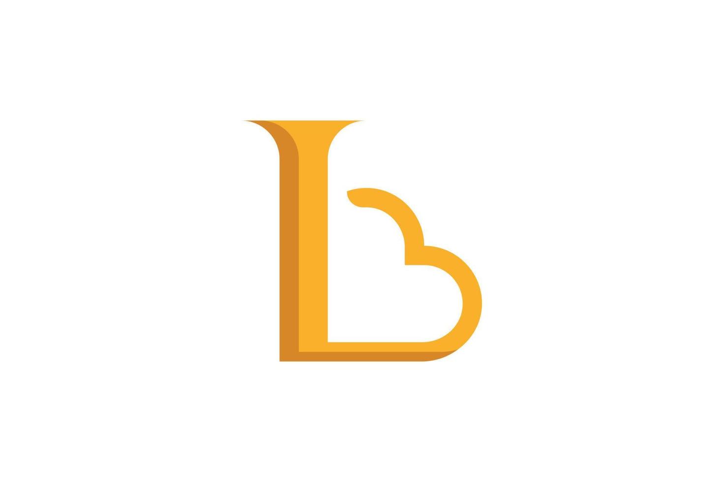 k brief kleurrijk logo vector