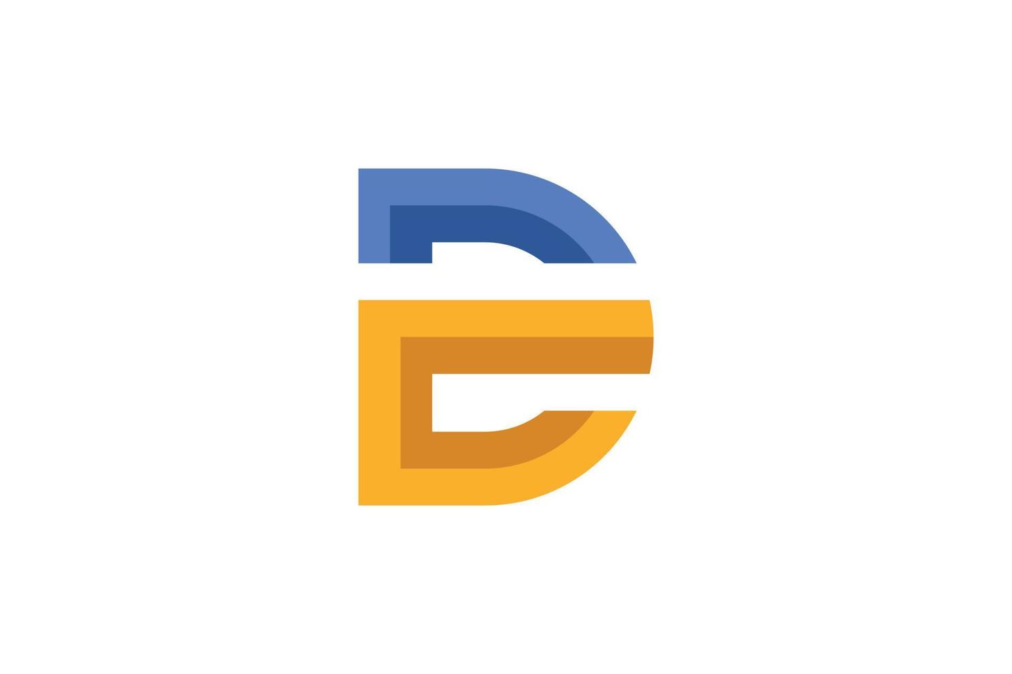 abstracte letter d-logo vector