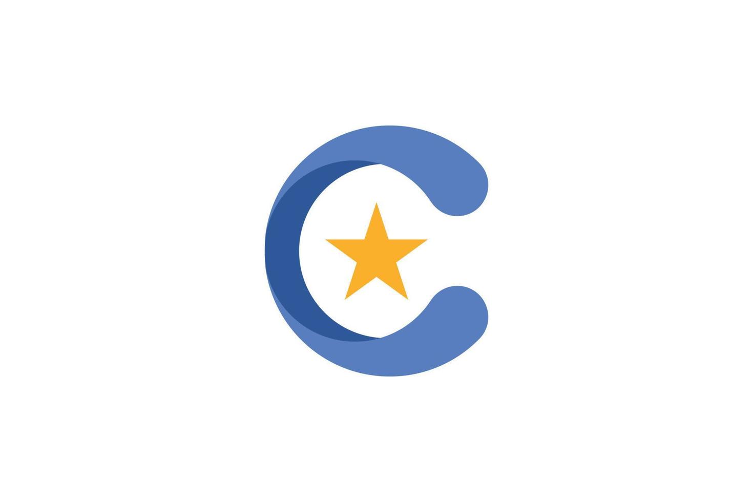 modern brief c logo vector