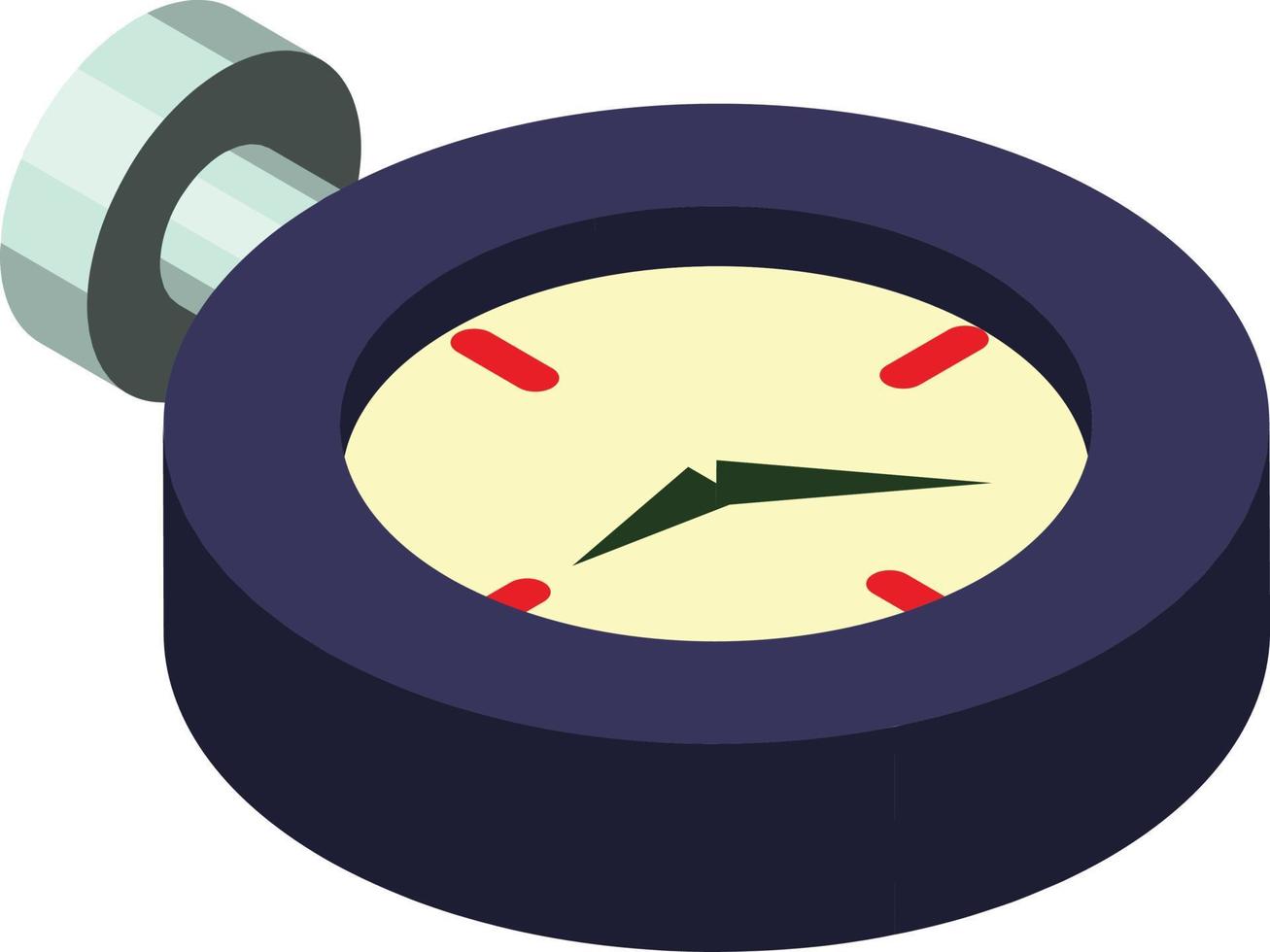 stopwatch illustratie in 3d isometrische stijl vector