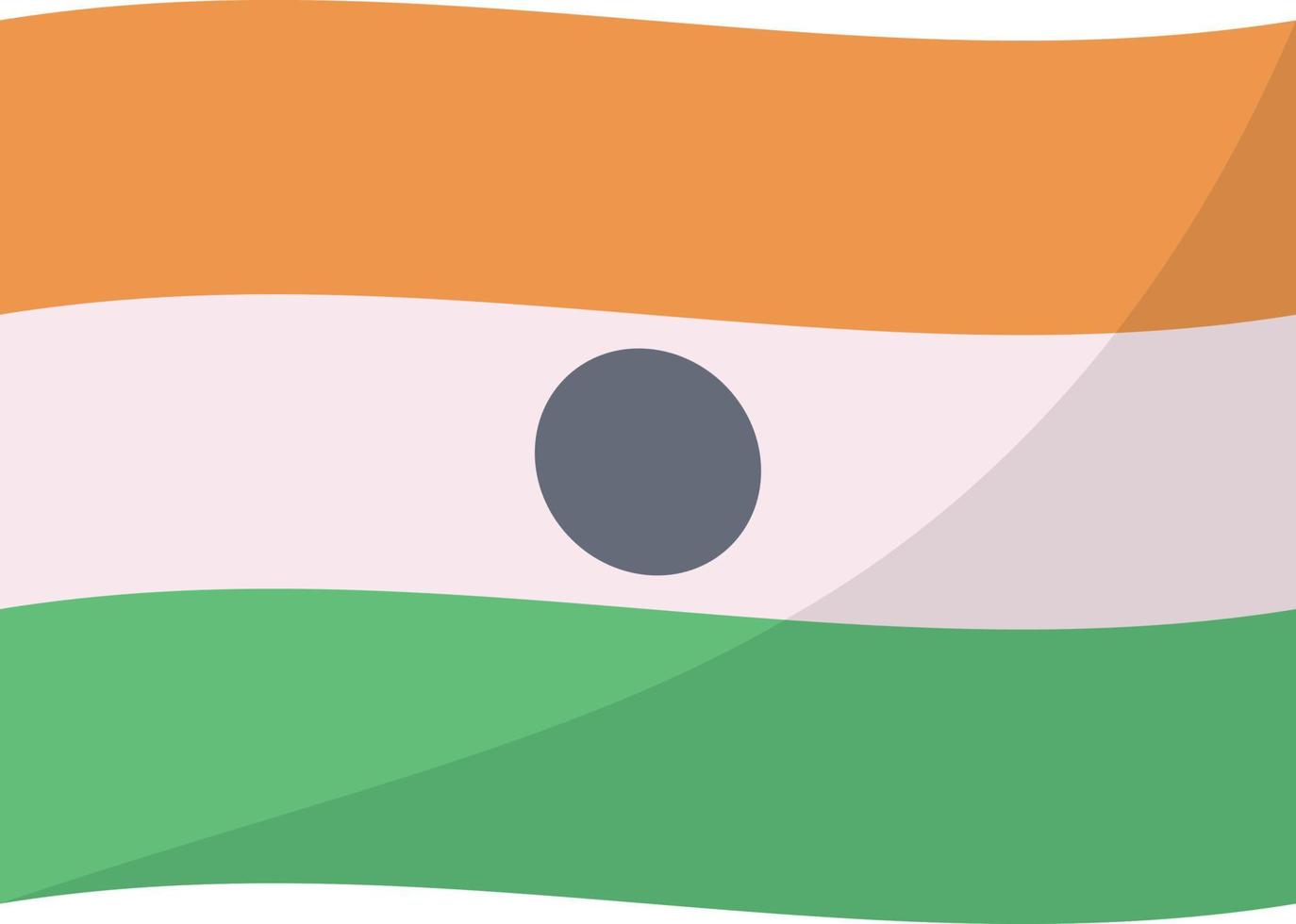 india vlag vector illustratie op een background.premium kwaliteit symbolen.vector iconen voor concept en grafisch ontwerp.