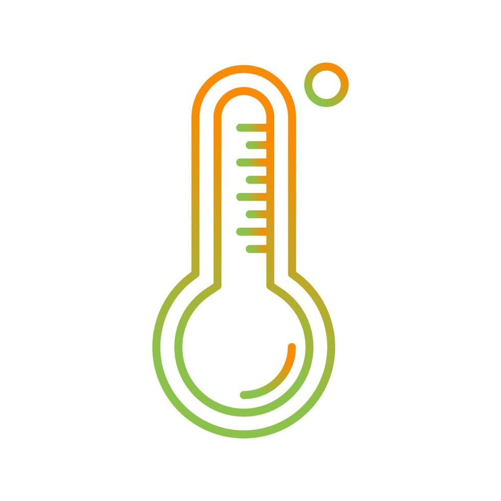 thermometer vector pictogram