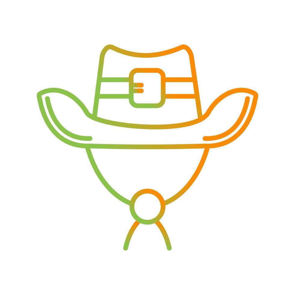 cowboy hoed vector icoon