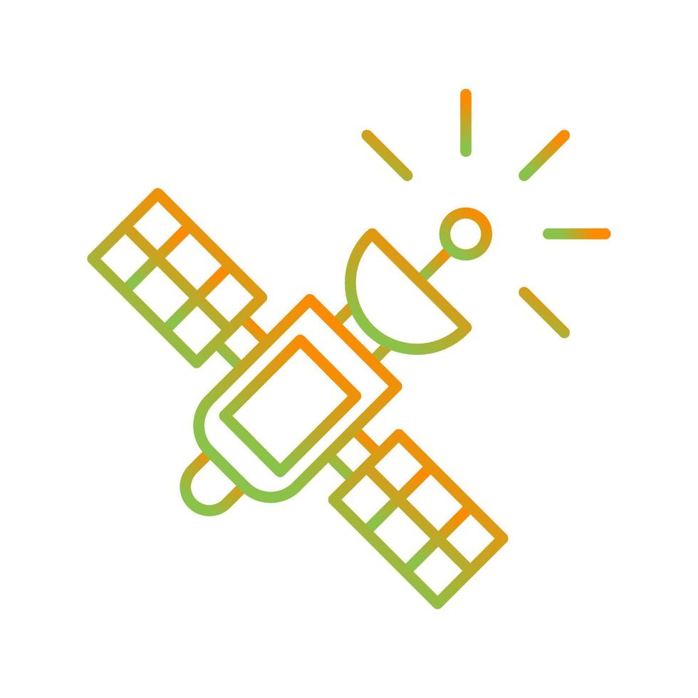 satelliet vector pictogram