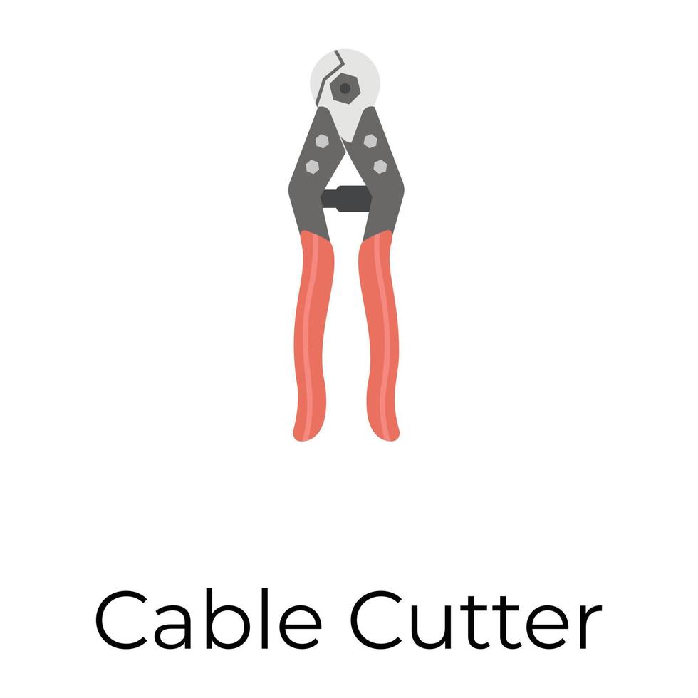 modieus kabel snijder vector