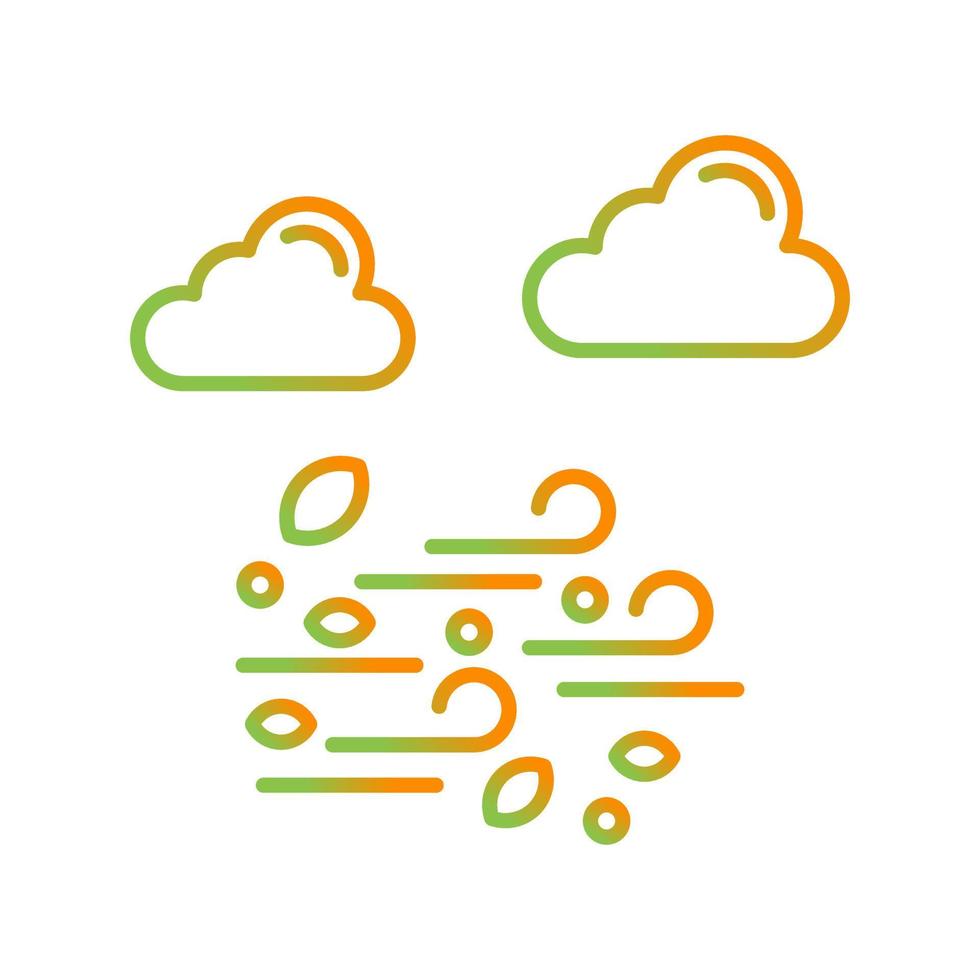 wind vector pictogram