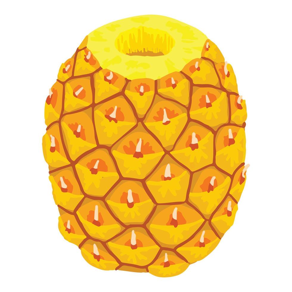ananas icoon, isometrische stijl vector