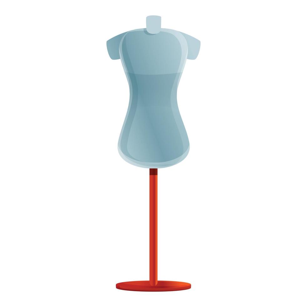 dressing kamer mannequin icoon, tekenfilm stijl vector