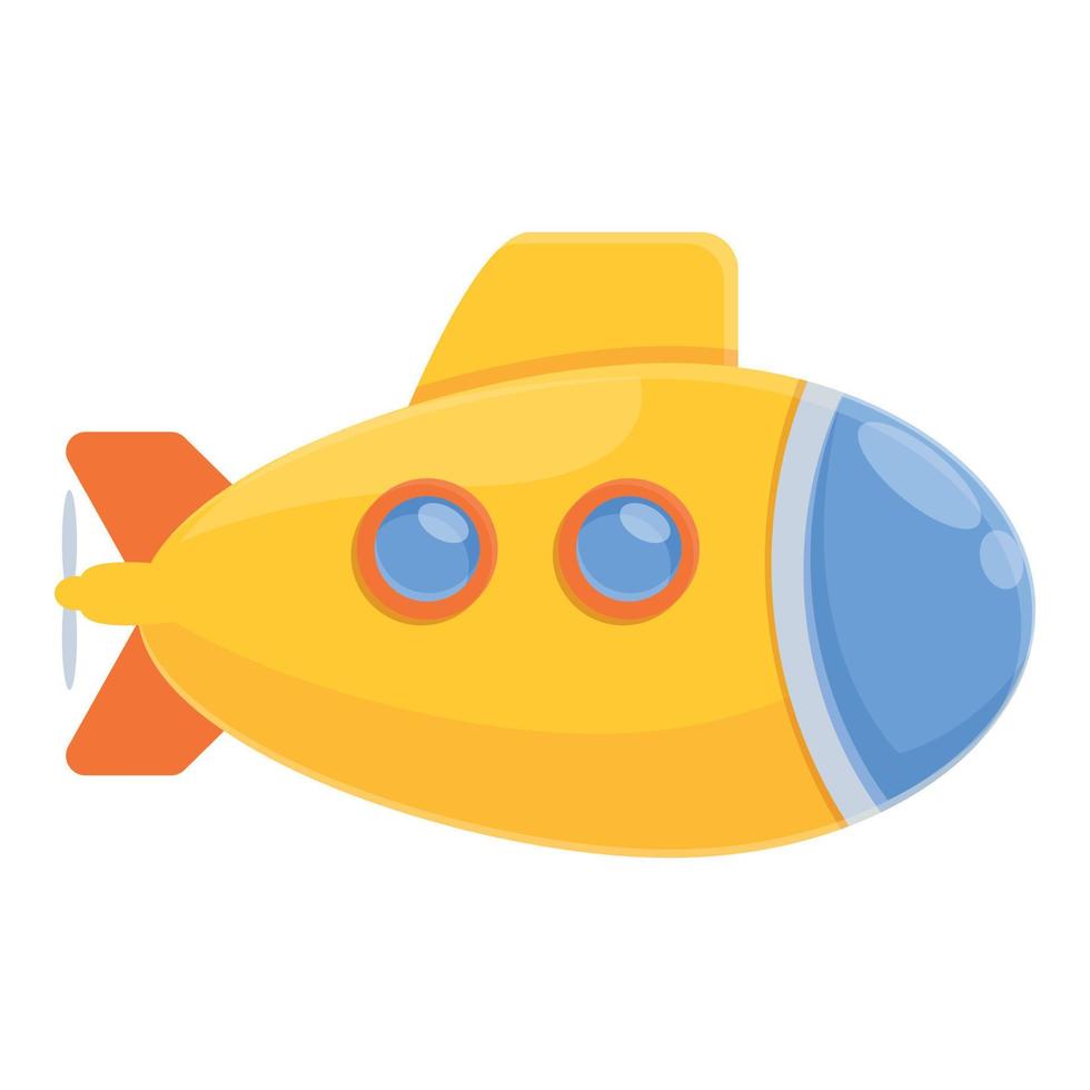 avontuur bathyscaaf icoon, tekenfilm stijl vector