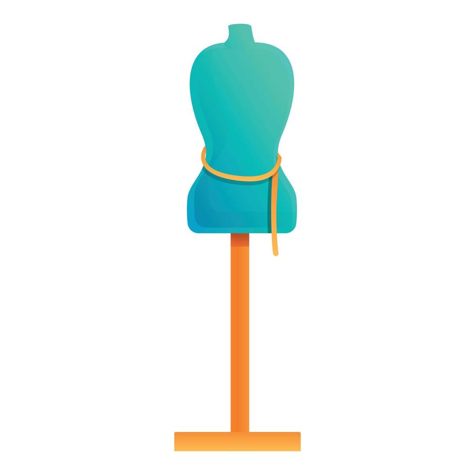 kleren mannequin icoon, tekenfilm stijl vector