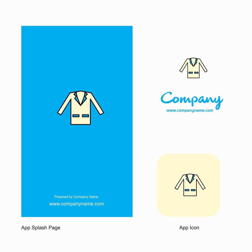 jas bedrijf logo app icoon en plons bladzijde ontwerp creatief bedrijf app ontwerp elementen vector