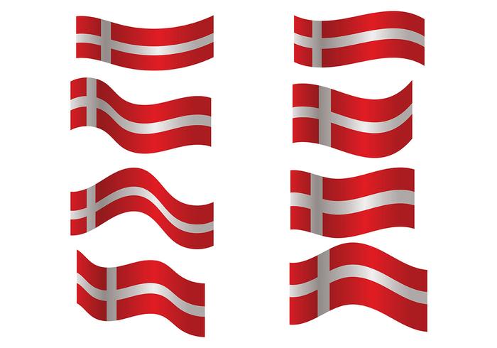 Deense Vlag Vector