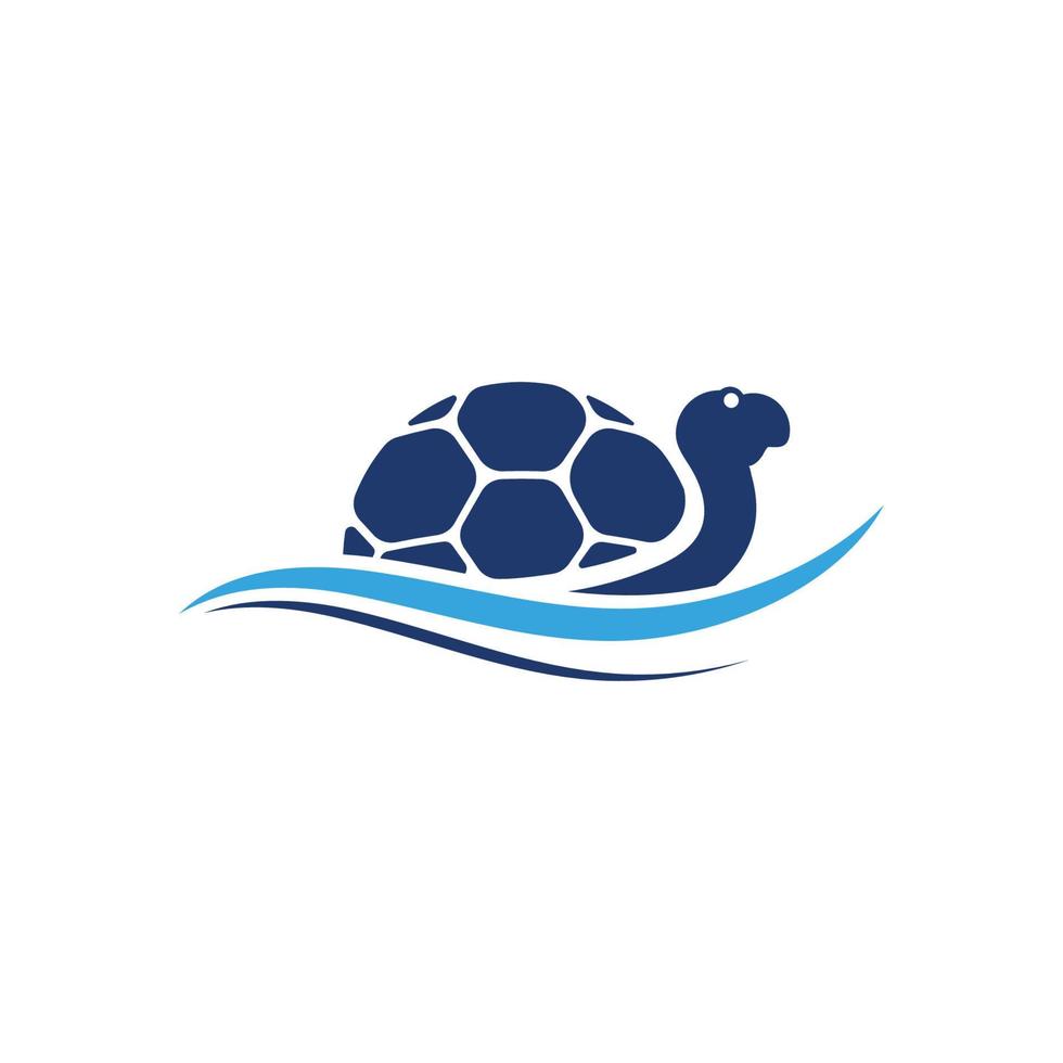 schildpad dier cartoon icoon vector