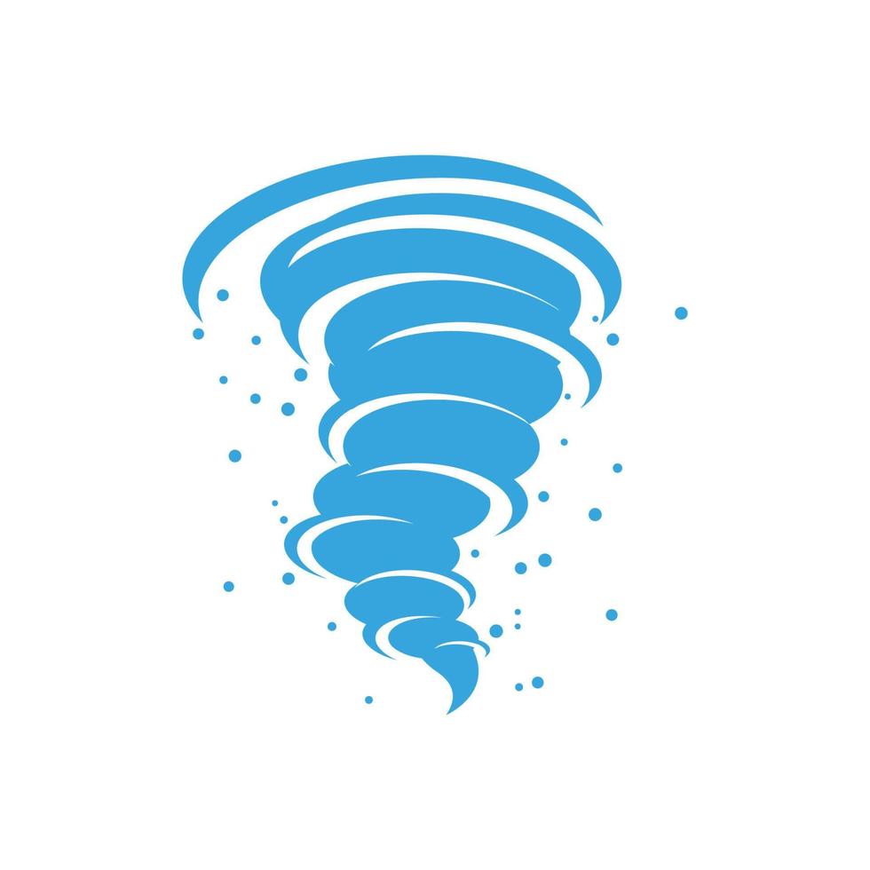 tornado symbool vectorillustratie vector