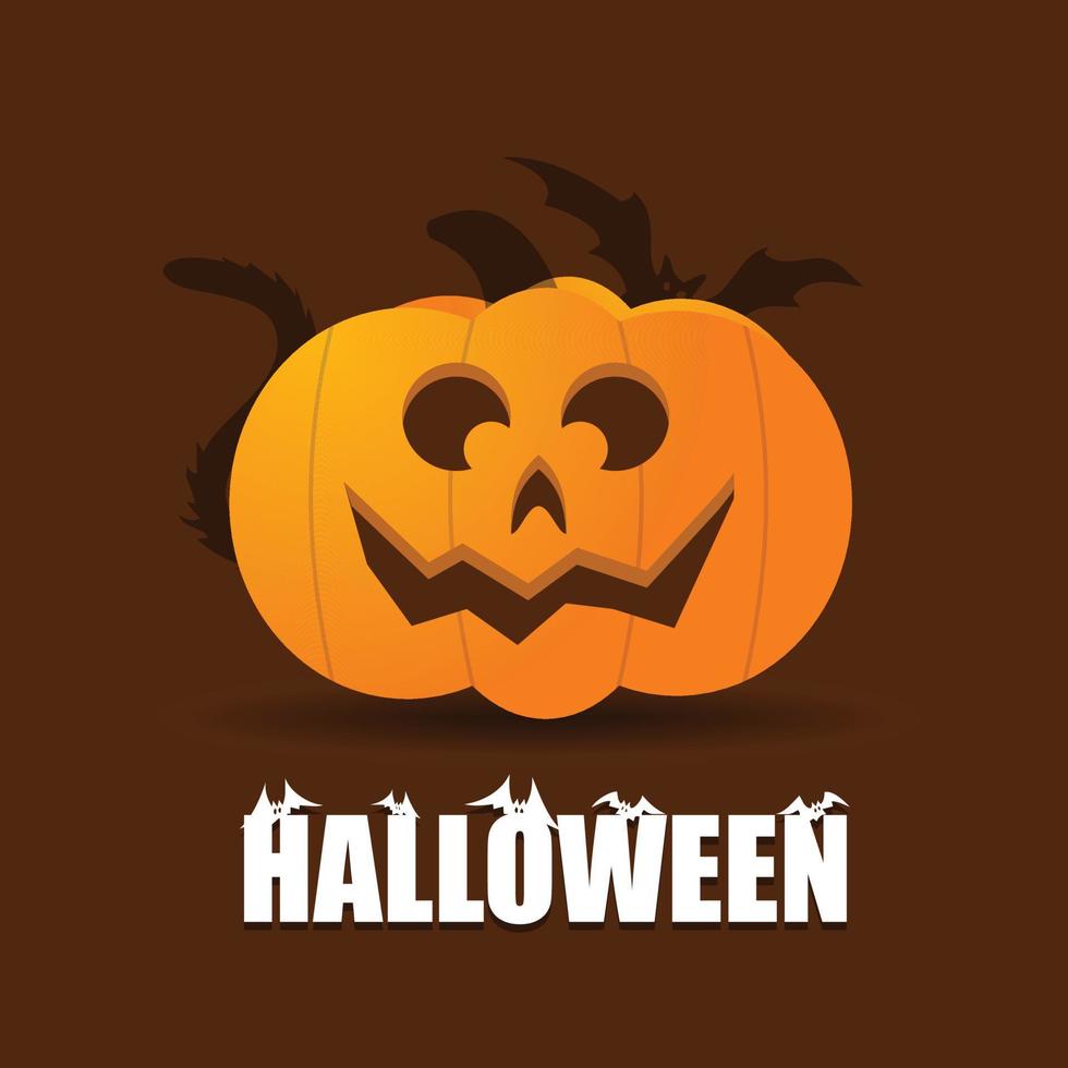 halloween ontwerp met creatief ontwerp vector