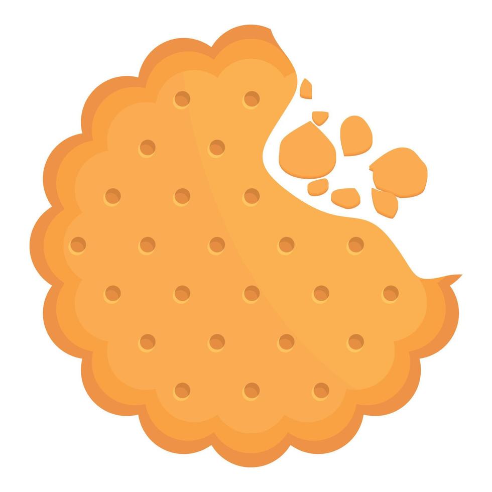 beet kraker icoon tekenfilm vector. koekje voedsel vector