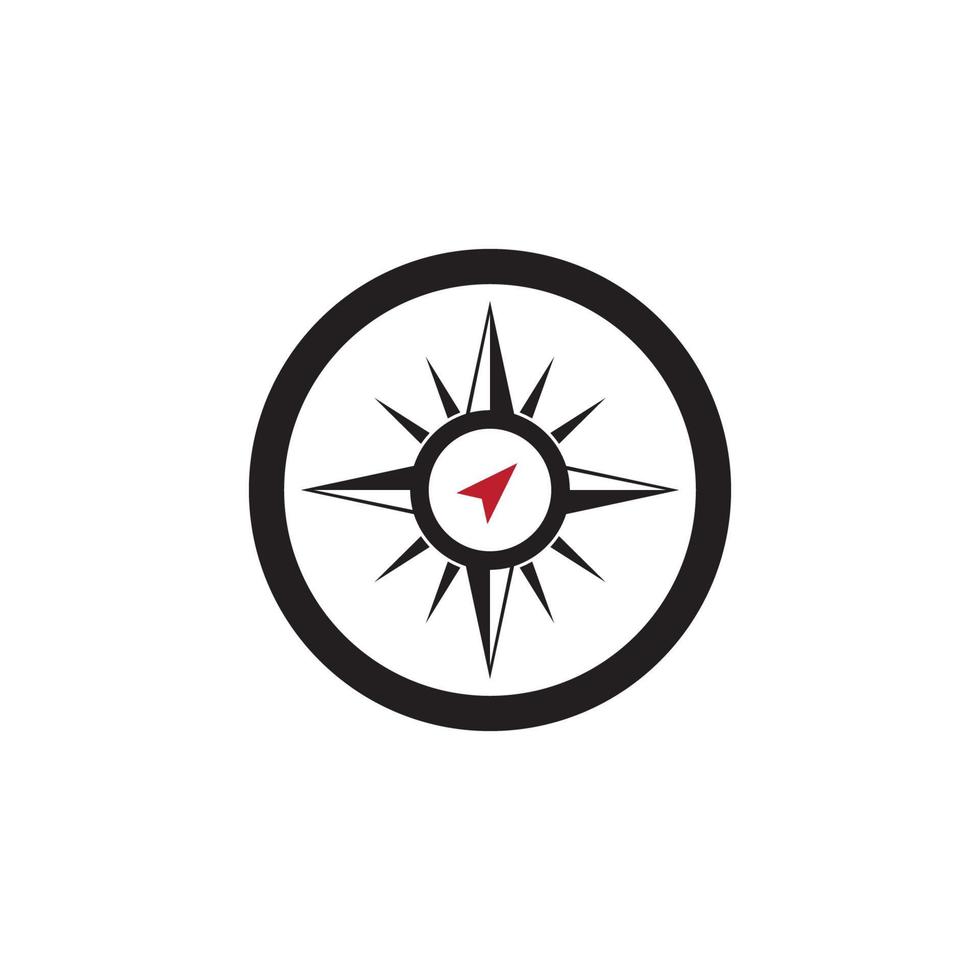 kompas pictogram en symbool vector sjabloon