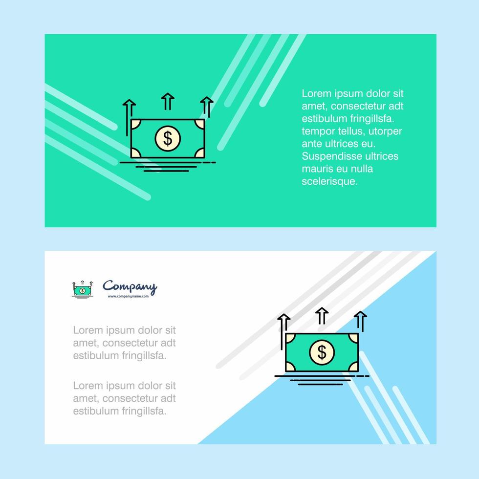 opstand dollar abstract zakelijke bedrijf banier sjabloon horizontaal reclame bedrijf banier vector