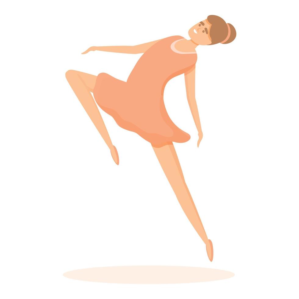 sexy ballerina icoon, tekenfilm stijl vector