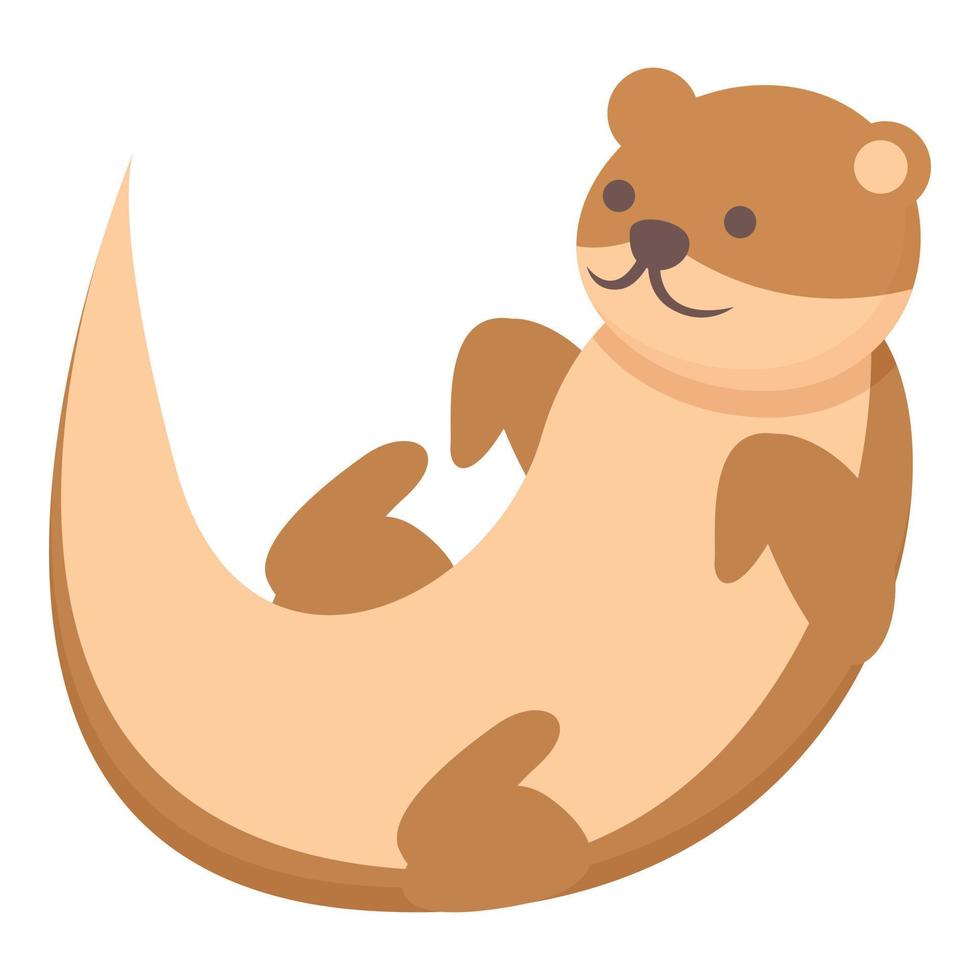 wezel hermelijn icoon tekenfilm vector. schattig dier vector