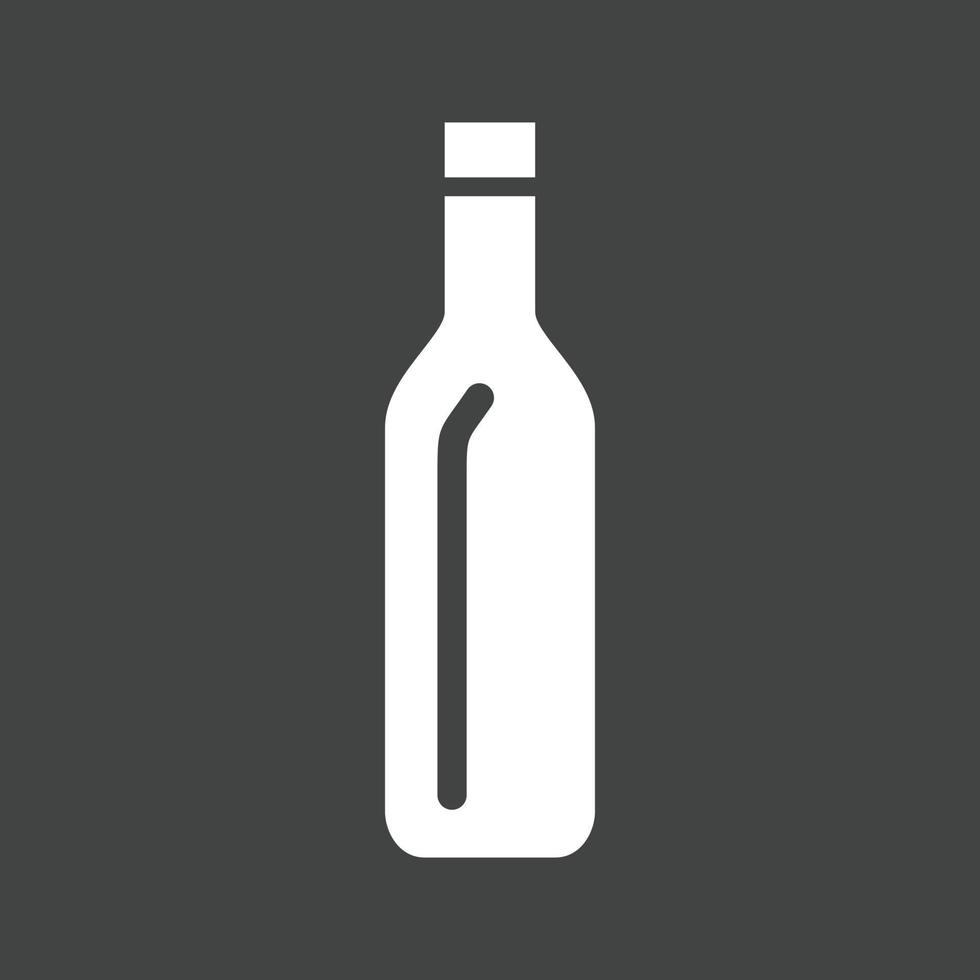 champagne glyph omgekeerd pictogram vector