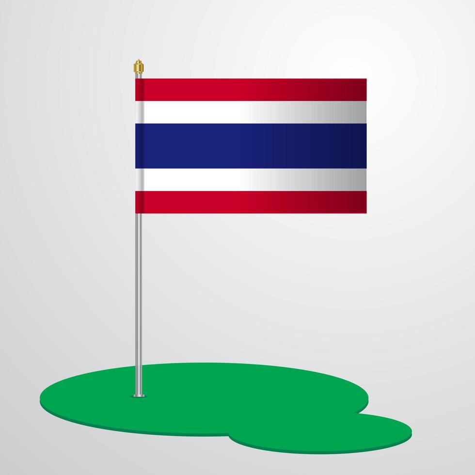 Thailand vlag pool vector