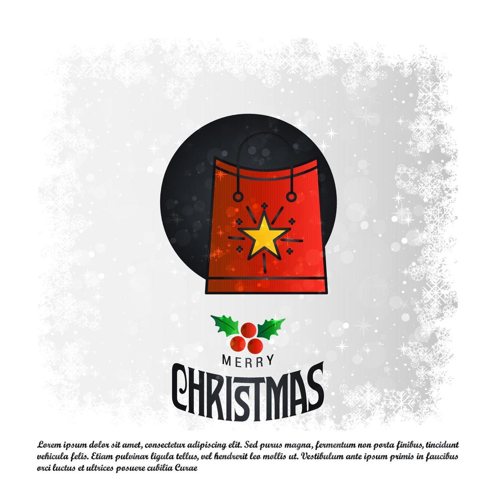 creatief Kerstmis 2023 achtergrond vector illustratie