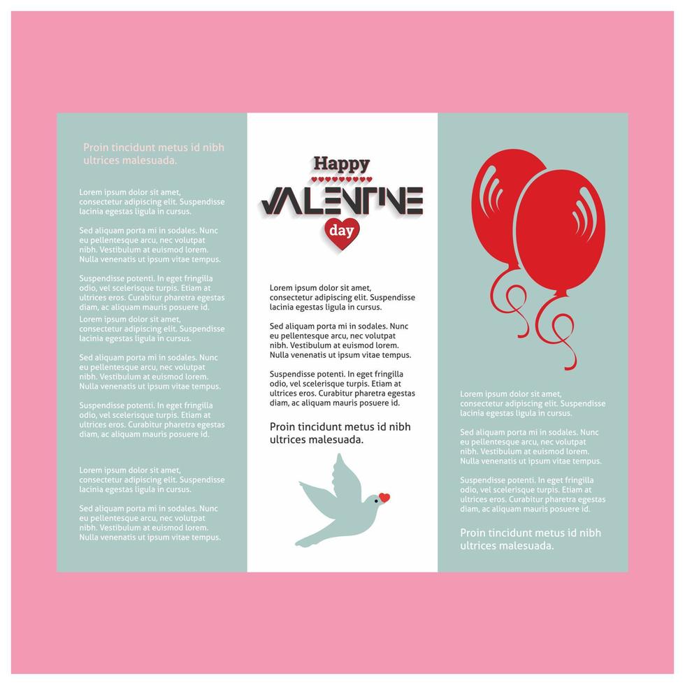 gelukkig valentijnsdag dag illustratie van liefde valentijnsdag dag reeks groet kaart poster folder banier ontwerp vector