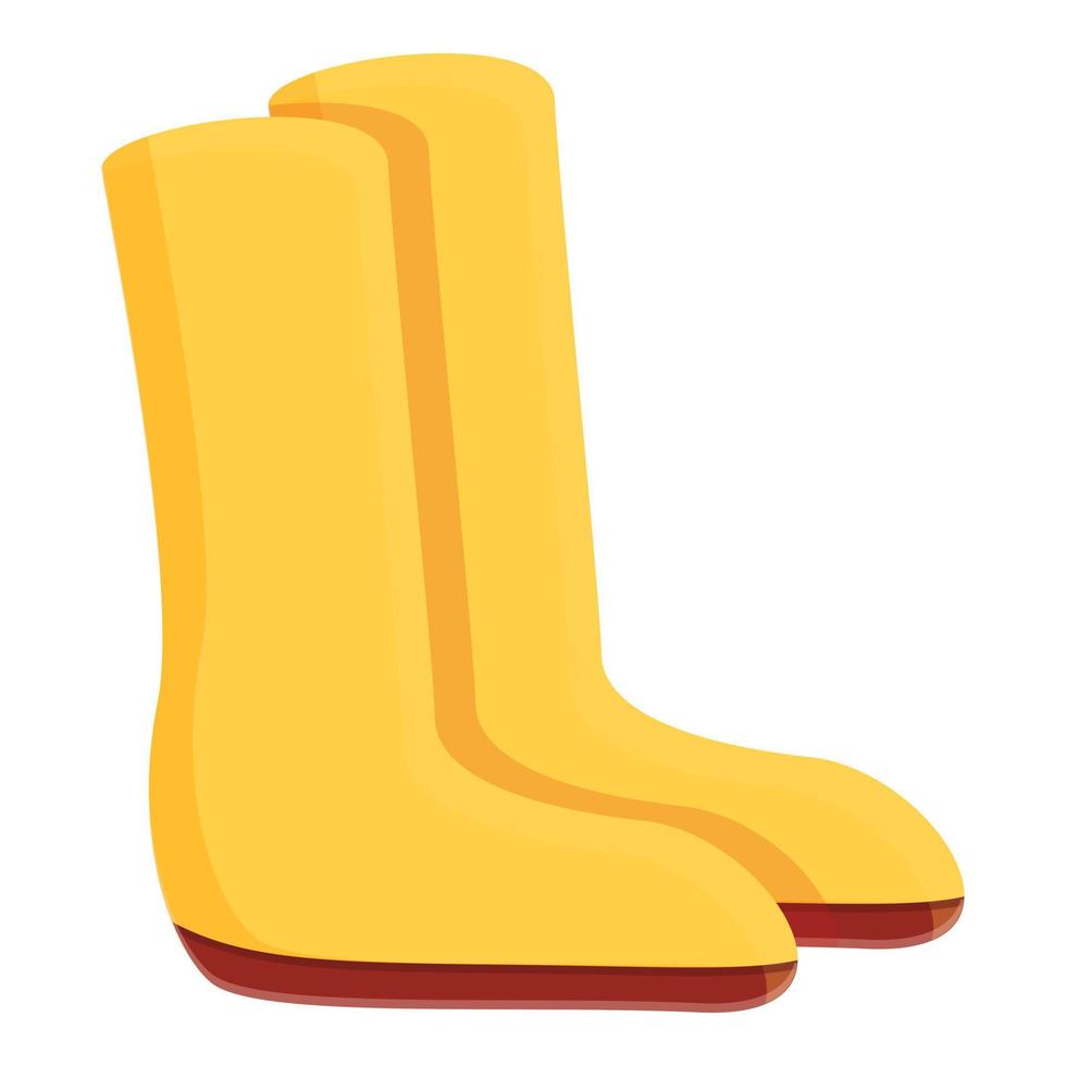 gumboot icoon, tekenfilm stijl vector