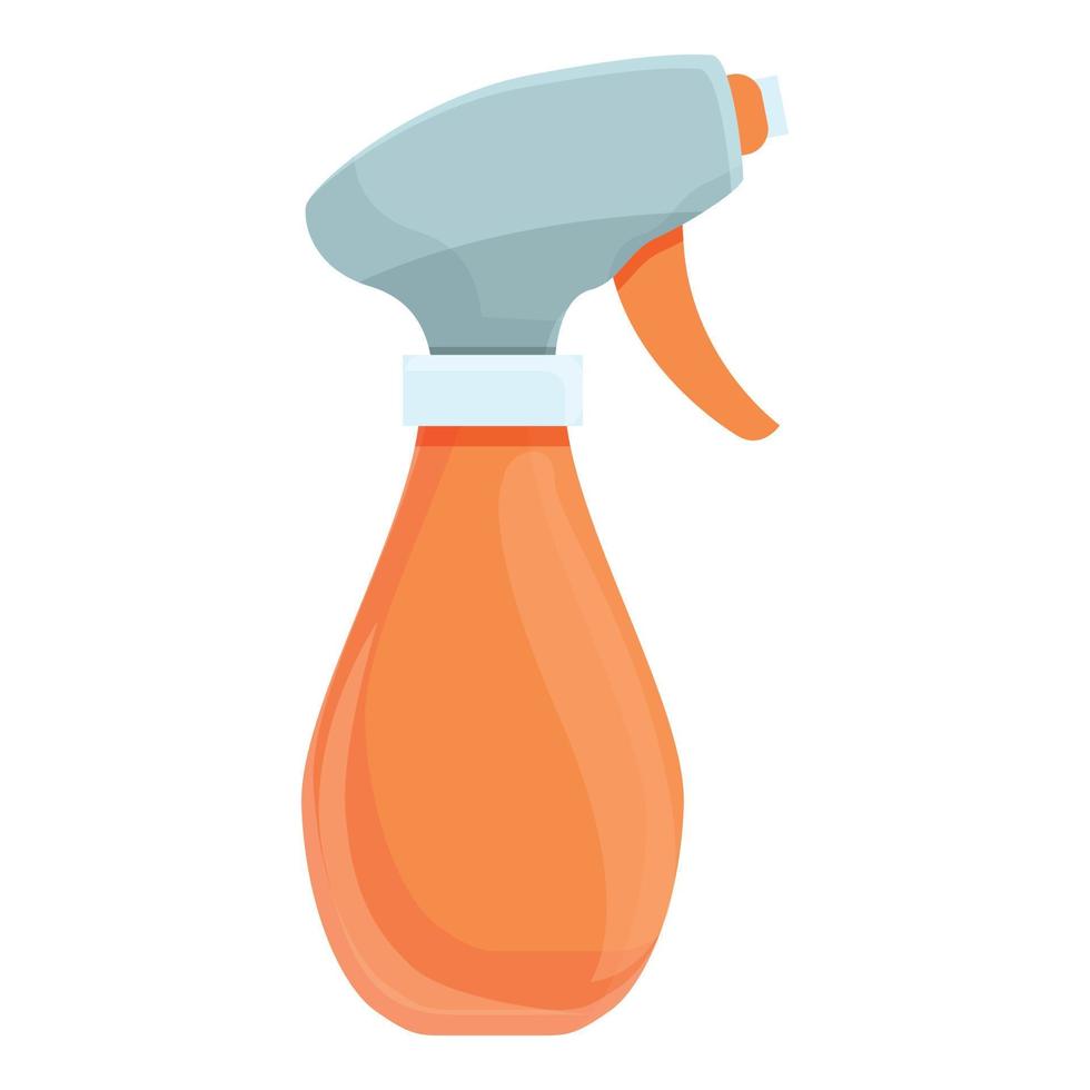 verstuiven fles verspilling icoon, tekenfilm stijl vector