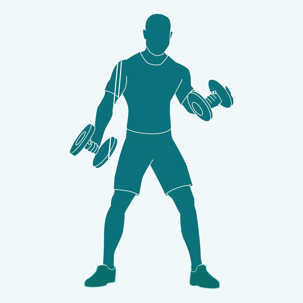 geschiktheid Sportschool icoon illustratie vector