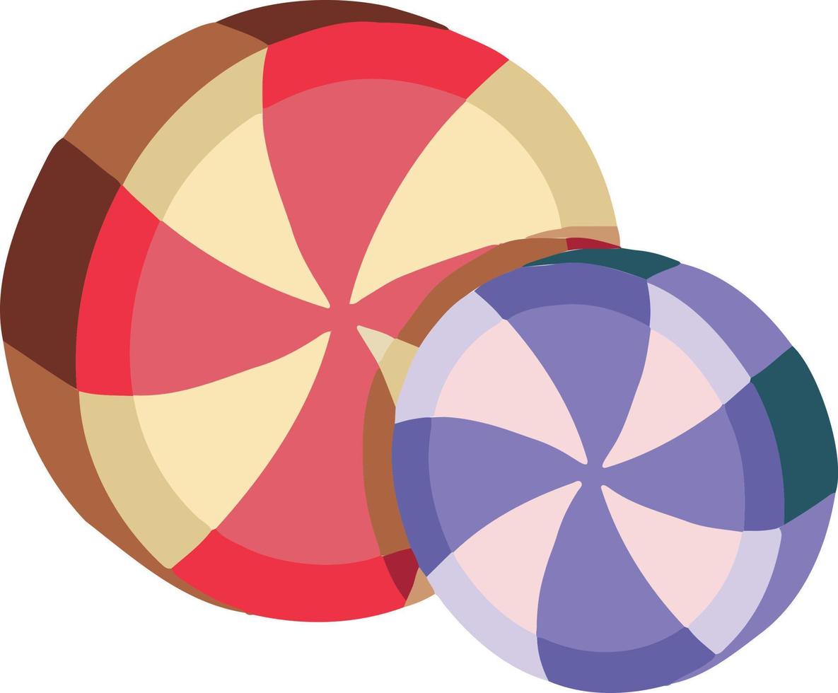 lolly snoepgoed symbool gekleurde tekenfilm vector