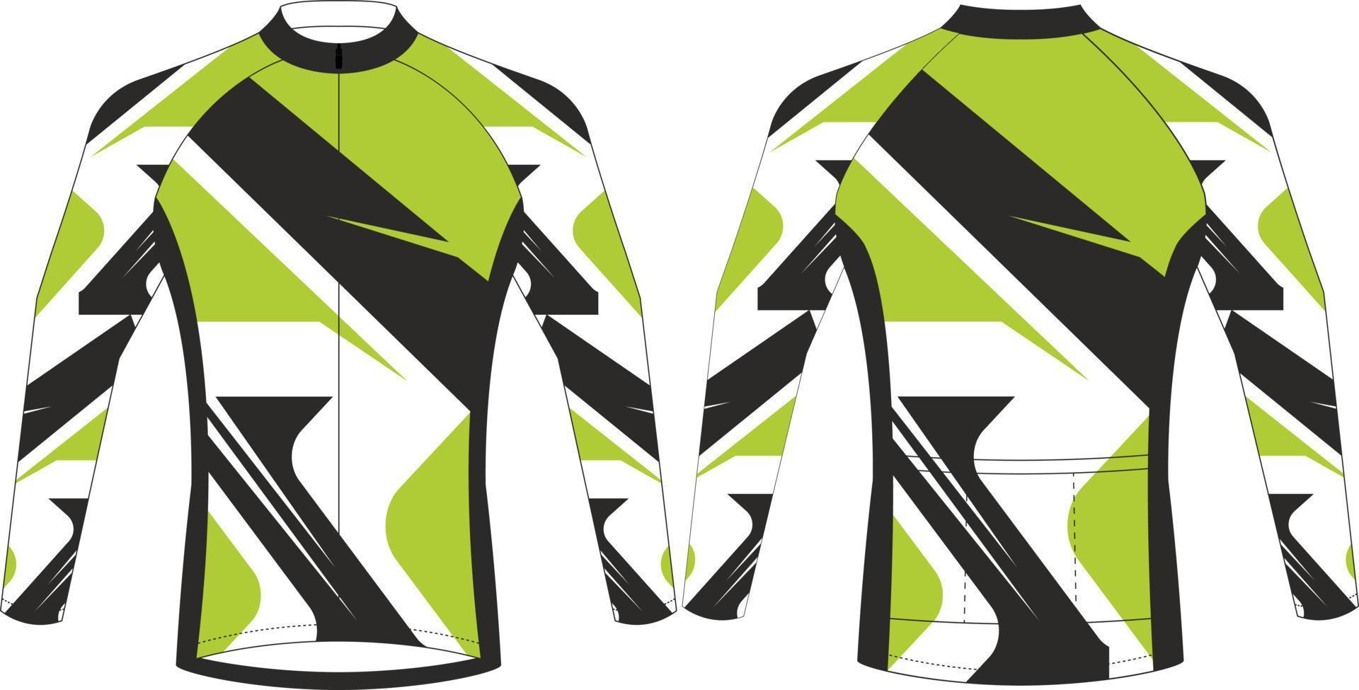 wielersport Jersey top overhemd slabbetje kort ontwerp sjabloon bespotten opstaan, wielersport uniform vol vector eps bestanden