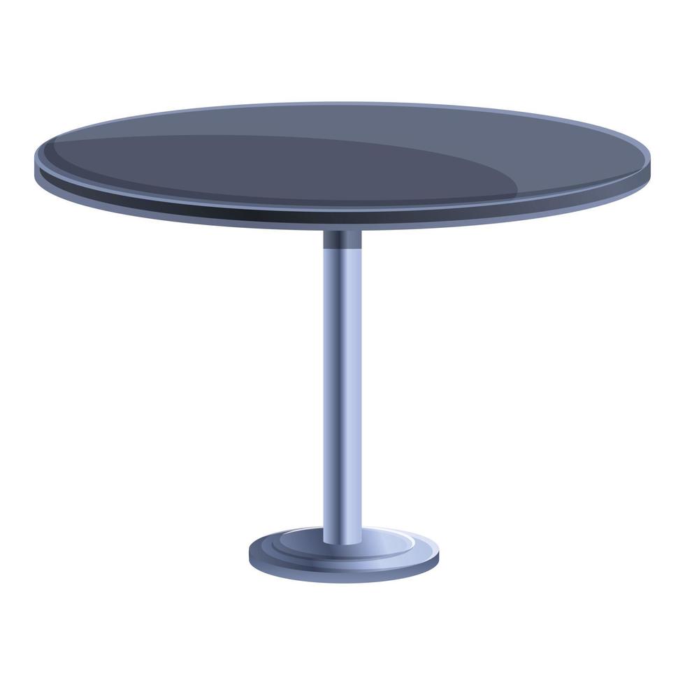 staal tafel icoon, tekenfilm stijl vector