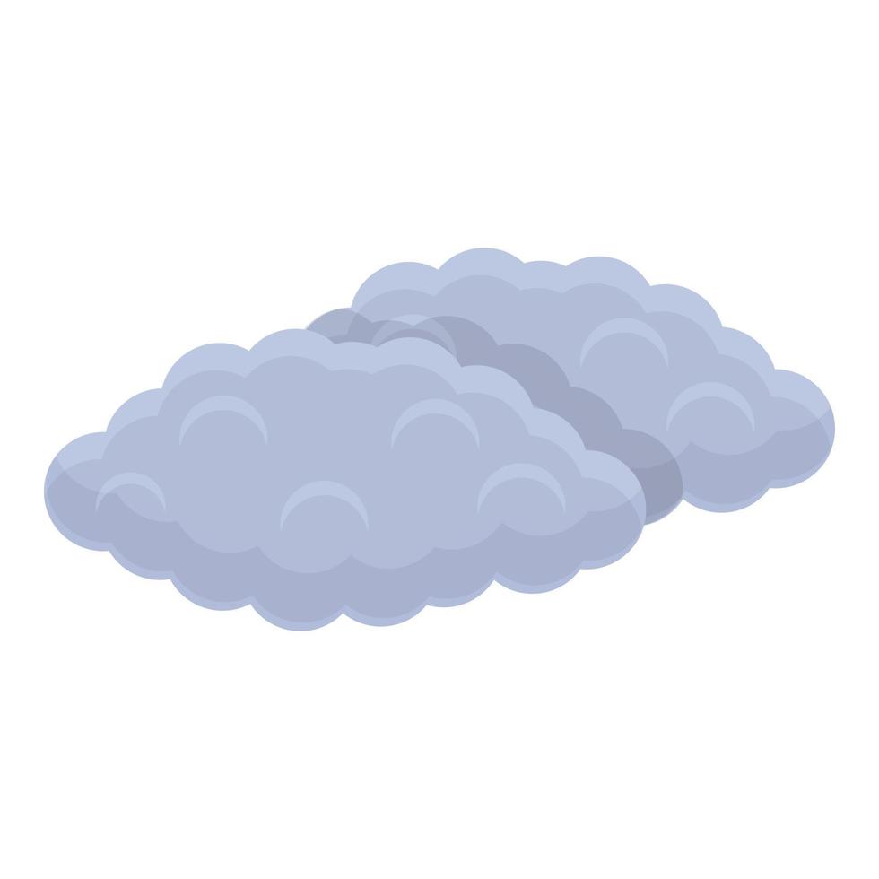 wolken icoon, tekenfilm stijl vector