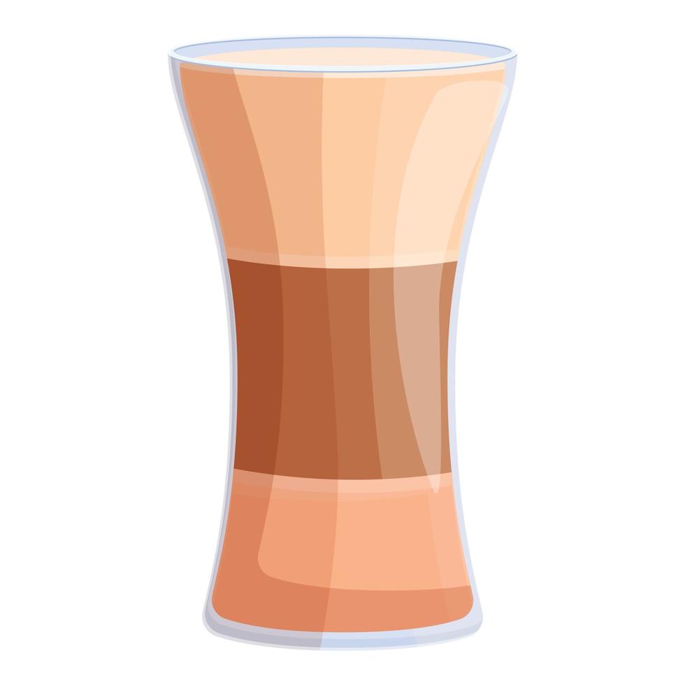 latte kruid icoon, tekenfilm stijl vector