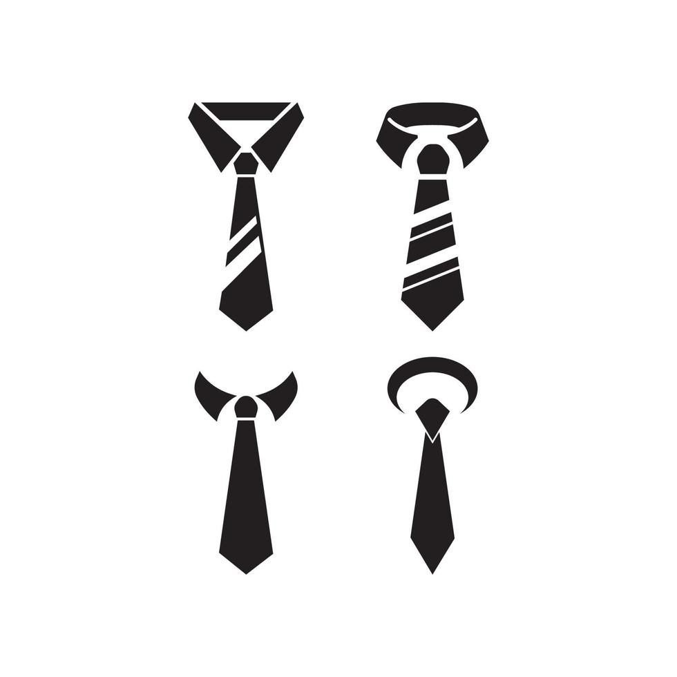 stropdas icoon logo vector ontwerp