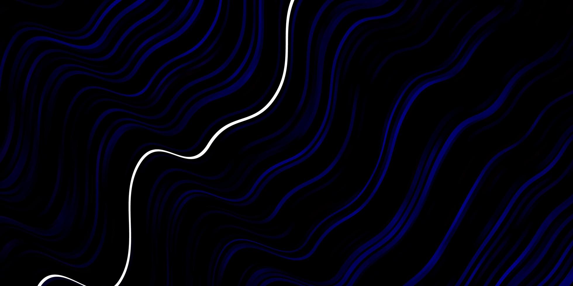 donkerblauwe achtergrond met wrange lijnen. vector