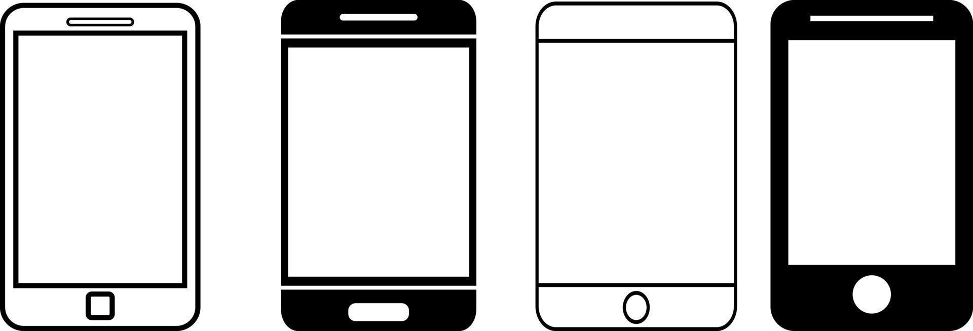 slim telefoon icoon in modieus vlak stijl geïsoleerd Aan wit achtergrond. symbool voor uw web plaats ontwerp, logo, app, ui. vector illustratie, eps