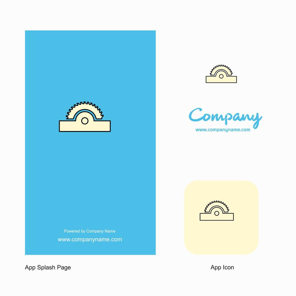 snijder bedrijf logo app icoon en plons bladzijde ontwerp creatief bedrijf app ontwerp elementen vector