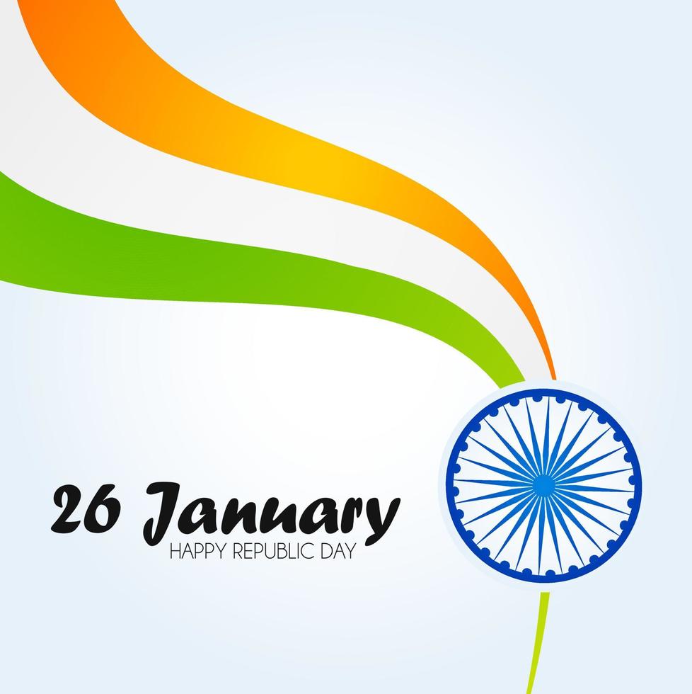 Indië republiek dag 26 januari Indisch achtergrond vector