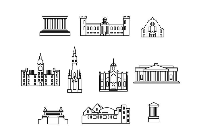 Gratis Edinburgh Landmark Vector