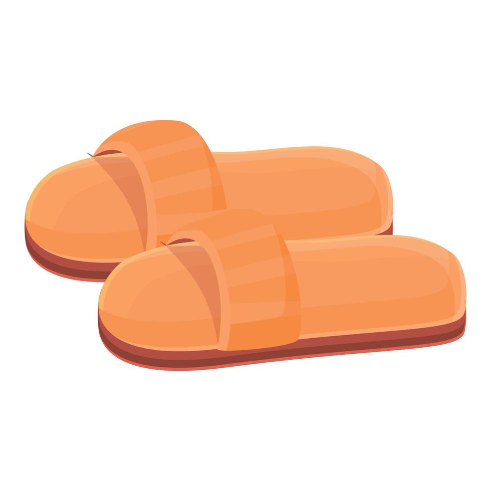 modieus slippers icoon, tekenfilm stijl vector