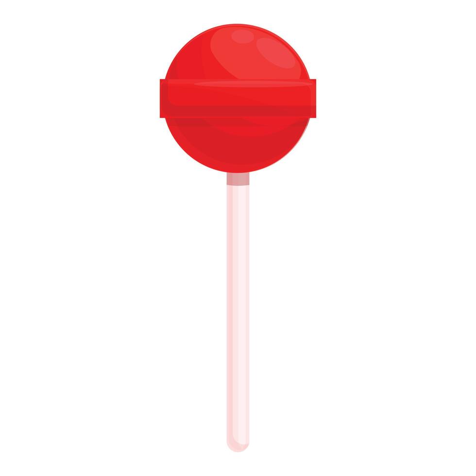 Kerstmis lolly icoon, tekenfilm stijl vector