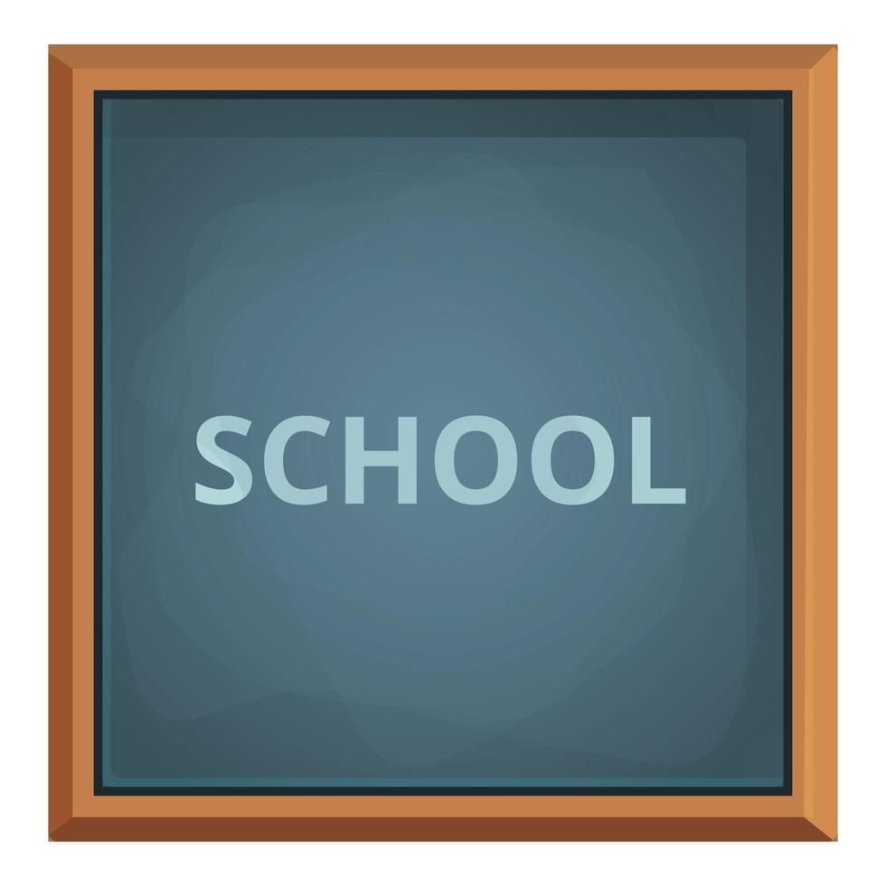 primair schoolbord icoon, tekenfilm stijl vector