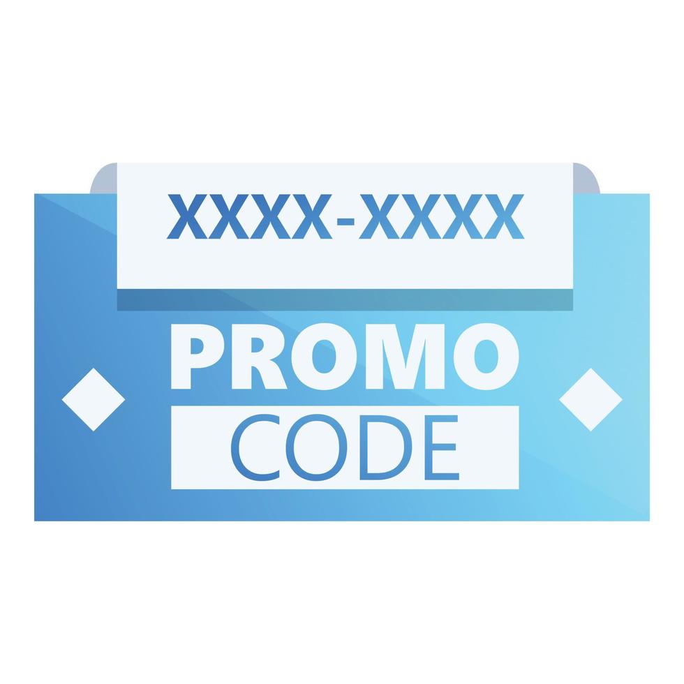 digitaal promo code icoon tekenfilm vector. geld aanbod vector