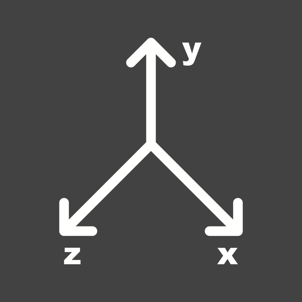 diagram ii lijn omgekeerd icoon vector