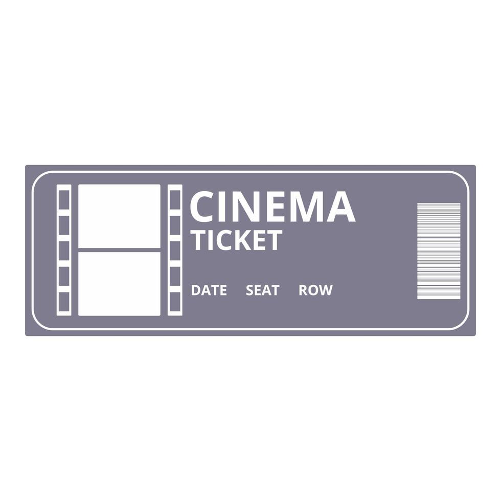 evenement ticket icoon tekenfilm vector. film binnenkomst vector