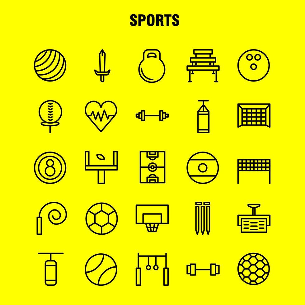 sport- lijn icoon pak voor ontwerpers en ontwikkelaars pictogrammen van bal golf tee sport- krekel stronken wicket sport- vector
