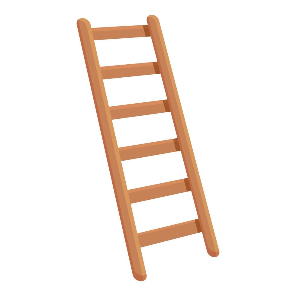 brand ladder icoon, tekenfilm stijl vector